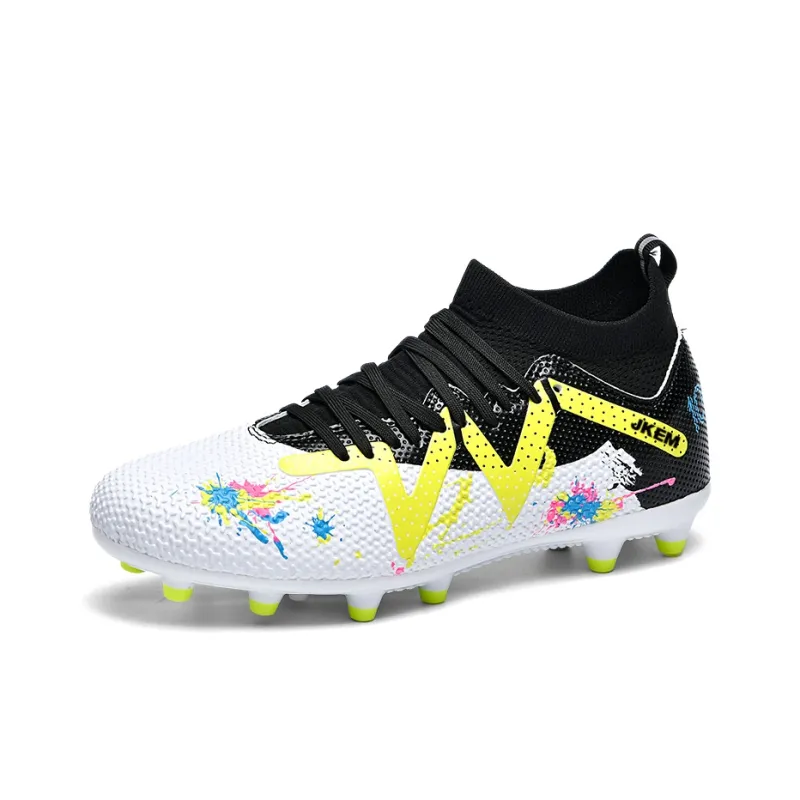 JKEM Cushioning, Slip Resistant, Abrasion Resistant, Breathable, Impact Resistant, Lightweight Soccer Shoes Unisex-19