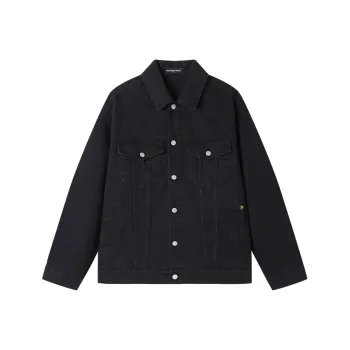 DANGEROUSPEOPLE Denim Jacket Unisex Black