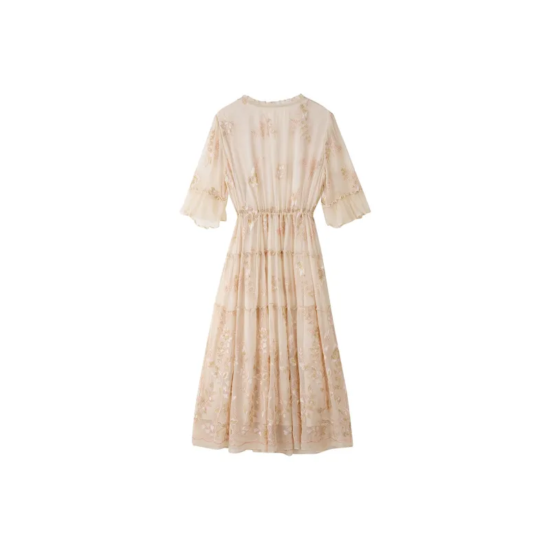 To The West Short Sleeved Dress Women's-1