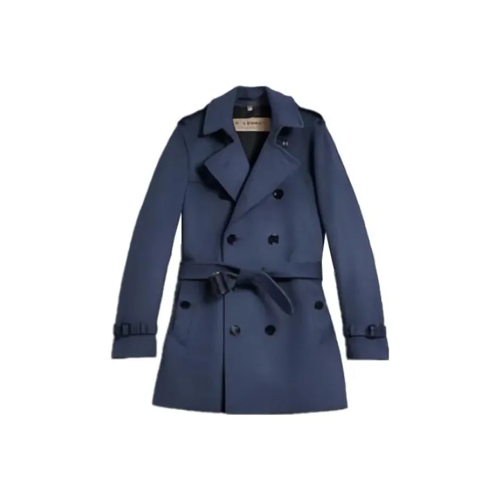 Burberry Wool Cashmere Trench Coat-0