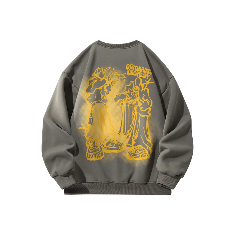 Small Columns Under The Sea Sweatshirt Unisex-11