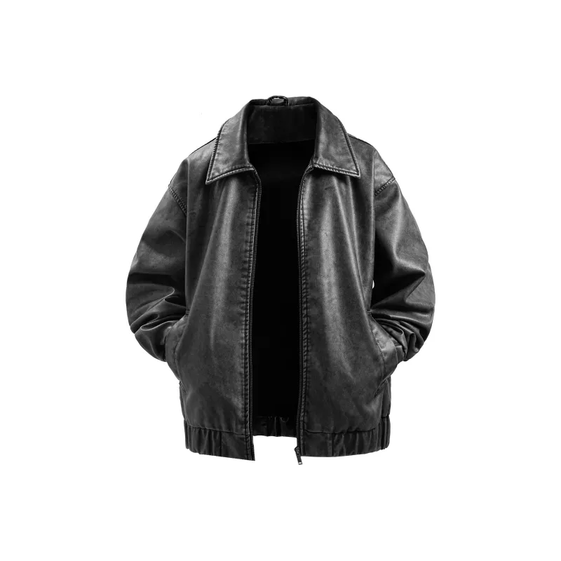 ZMOH Leather Jacket Unisex Couple's-6