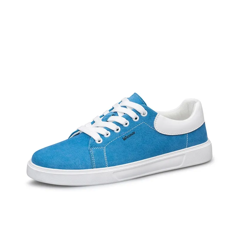 Wen Nai Low Top Skateboard Shoes Men's Blue-1