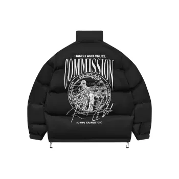 HARSH AND CRUEL Puffer Jackets Unisex