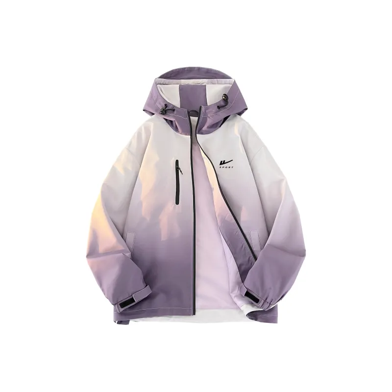 Warrior Huichao Riding The Wind Collection Water Resistant Windproof Breathable Windbreaker Jacket Unisex-8