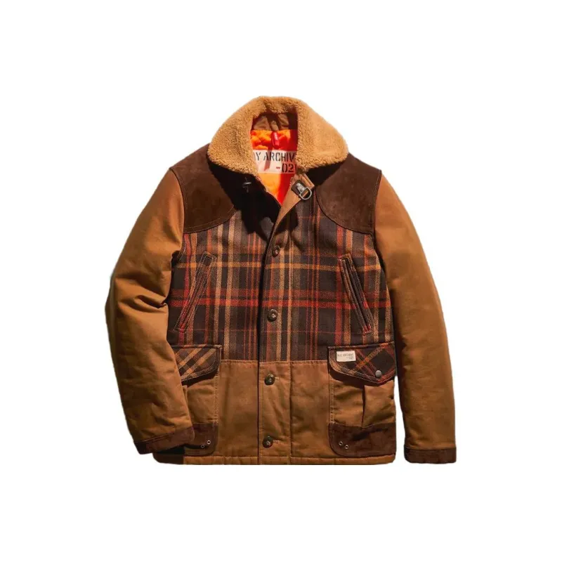 FAY Plaid pattern Field Jacket-0