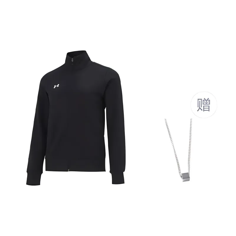 Under Armour Jackets Coats Unisex Black Comes With Necklace-0