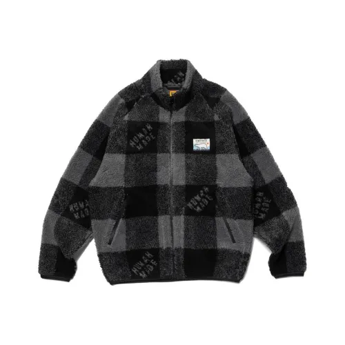 HUMAN MADE Check Boa Fleece Jacket