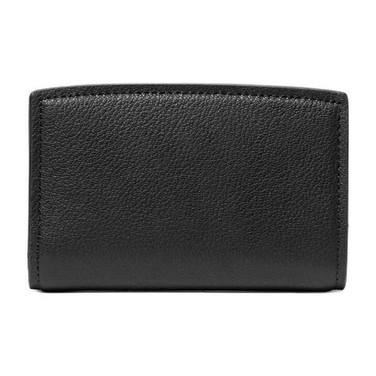 MICHAEL KORS Bryant Cow Leather Wallet Medium Size Women's Black-1