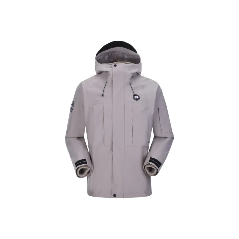Panda Carefree Play Series Water Resistant Windproof Wear Resistant Warm Windbreaker Jacket Unisex-8
