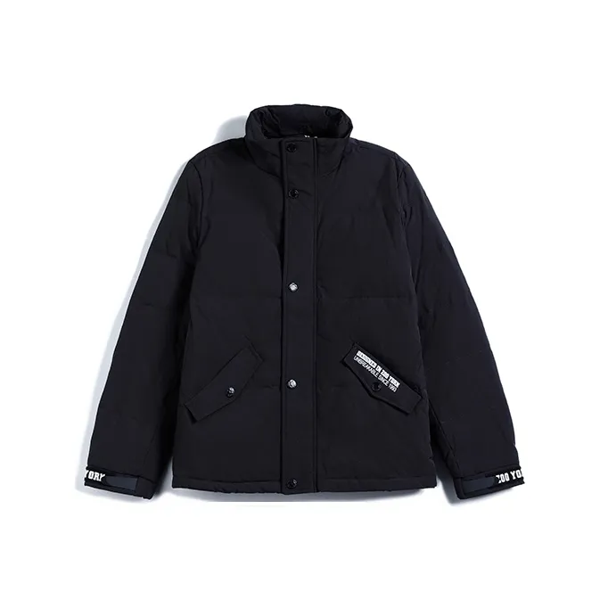 Zoo York Letter Stand Collar Thickened Cropped Down Jacket Unisex-0