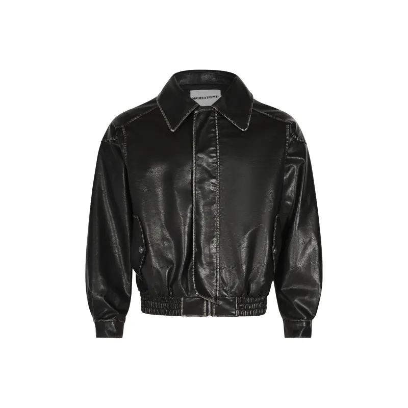 MADE EXTREME Leather Jacket Unisex-3