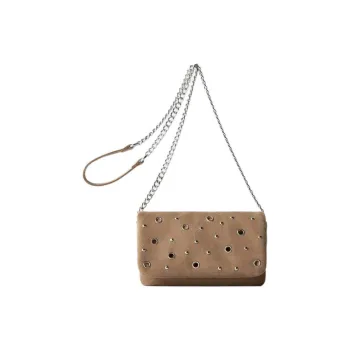 ZARA Polyester Crossbody Bag, Shoulder Bag Women's Brown