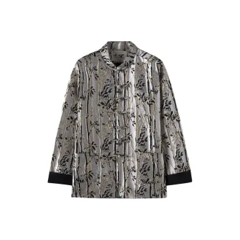 XUANSHENG Jackets Coats Men's Black Gold