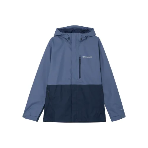 Columbia Waterproof And Windproof To Keep Warm Windbreaker Jacket Men's Marine Blue