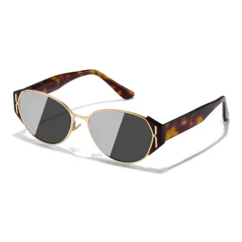 Morakot Plate Frame Cat Eye Sunglasses Women's