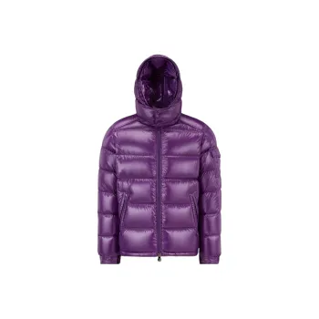 Moncler Down Jacket Winter Men's Grape Purple