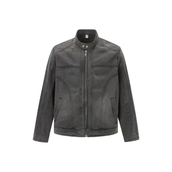 GBXM Denim Jacket Unisex Black Gray Color