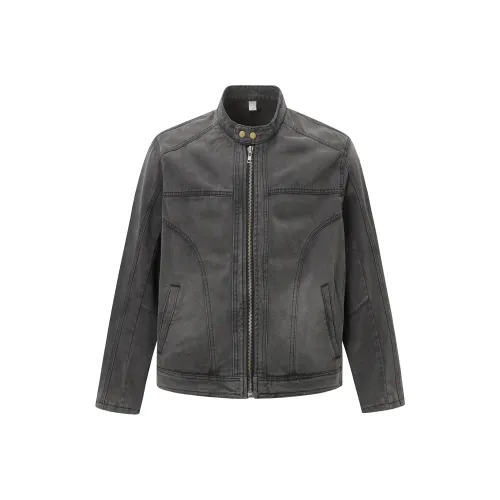 GBXM Denim Jacket Unisex Black Gray Color