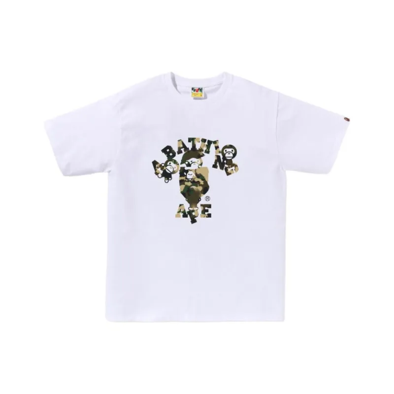 Bape Map Camo College Milo Tee-3