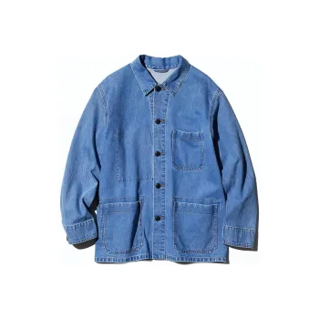 UNIQLO Denim Jacket Men's Lake Blue