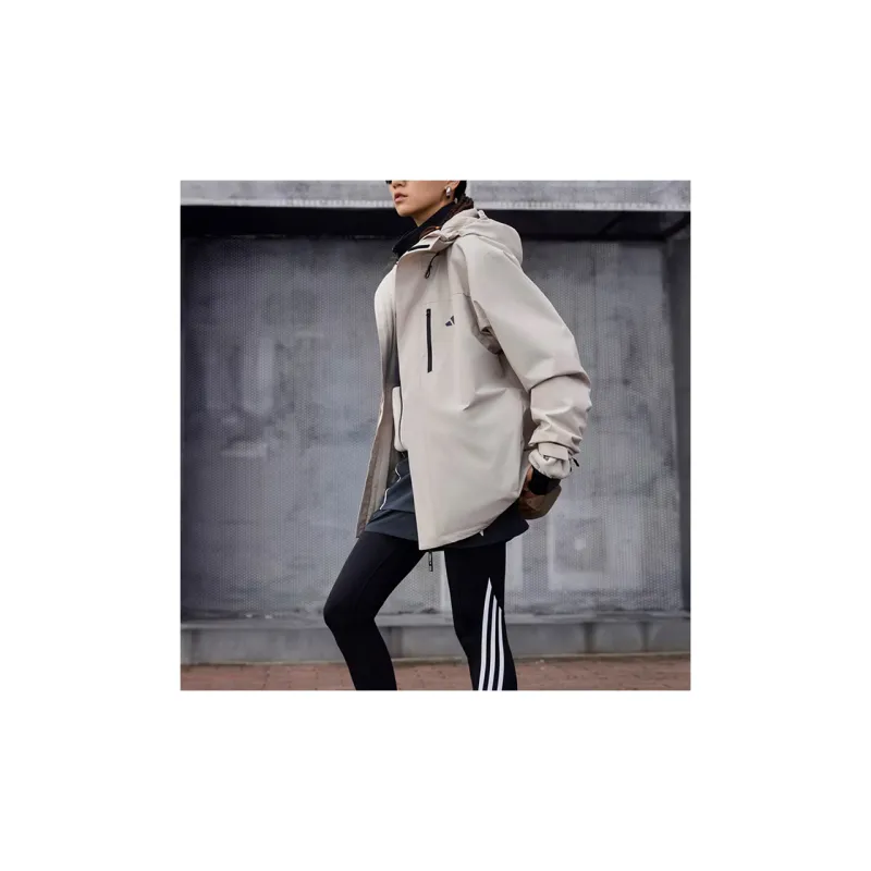 Adidas THREE IN ONE FLEECE JACKET Jackets & Coats Unisex Light Umber-5