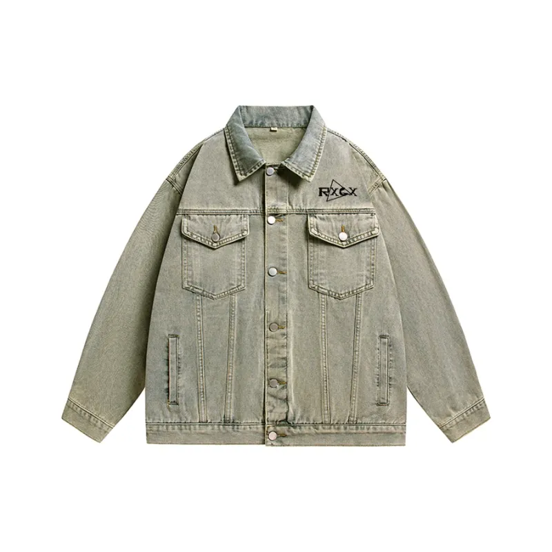 R.X.G.X Denim Jackets Unisex-4