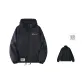 Black (Includes Detachable Thickened and Fleece-Lined Liner, 3-in-1 Double-Layer Windbreaker Jacket)