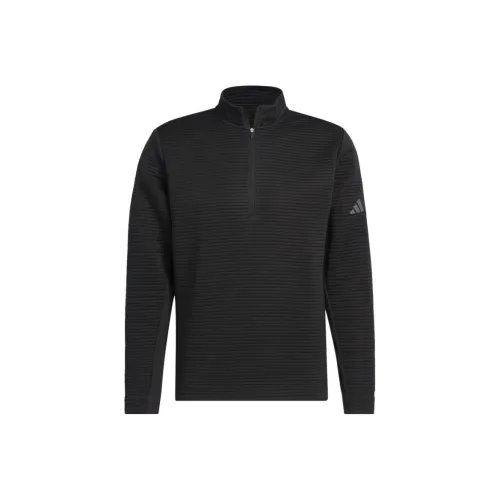 Adidas Free Shipping With AdiClub Ultimat365 Dwr Textured Quarter Zip Pullover