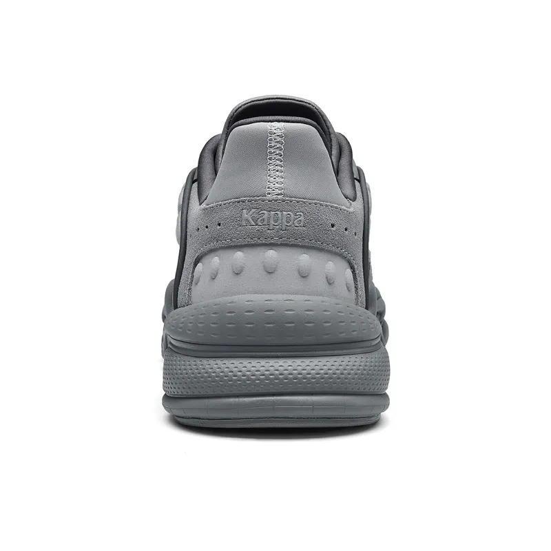 Kappa Anti-Slip Wear-Resistant Low-Top Chunky Sneakers Men's Shark Gray-4