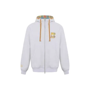 BIPOLAR Sweatshirt Jacket Unisex Light Heather Gray, Heather Gray, Black