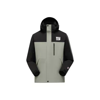 NFL Waterproof And Windproof Windbreaker Jacket Unisex Grass Green Black And Green
