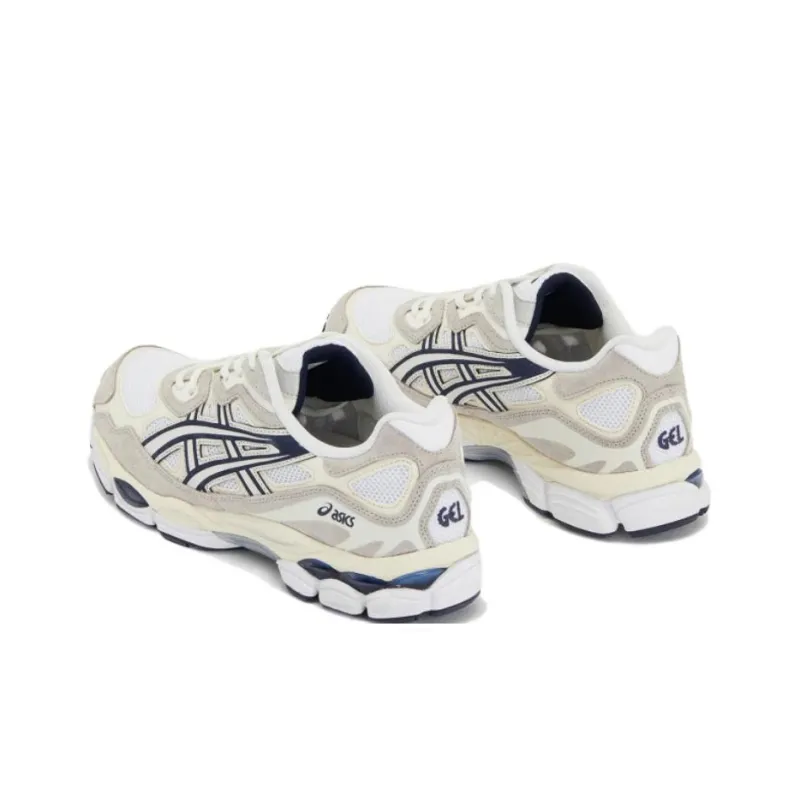 Asics Anti Slip Wear Resistant Low Top Casual Shoes Men's White-3