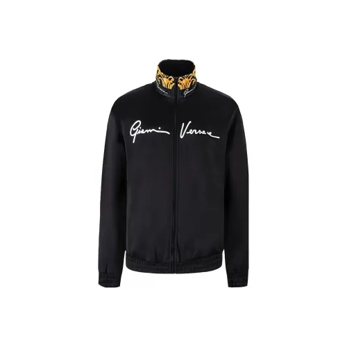 VERSACE Jackets Coats Men's Black