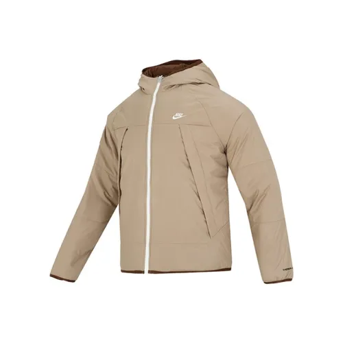 Nike Puffer Jackets Men Khaki