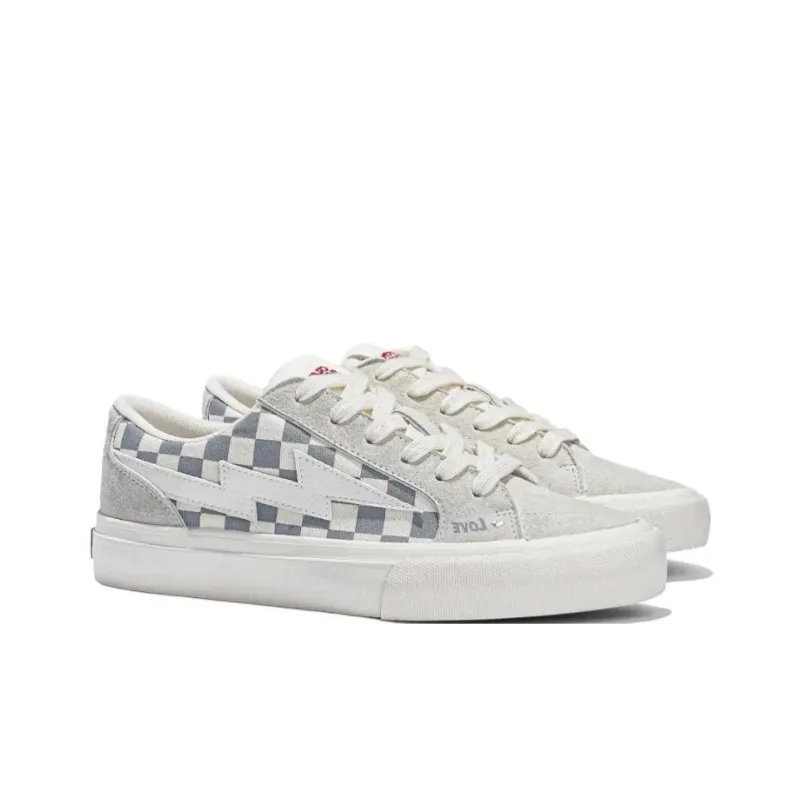 MXGM Slip Resistant, Abrasion Resistant, Lightweight, Breathable Low Top Skateboard Shoes Unisex Vanilla Ecru-1