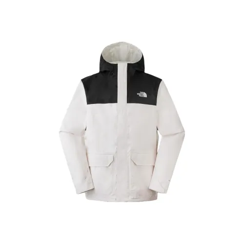 THE NORTH FACE ICON Waterproof And Windproof Windbreaker Jacket Men's Dune White