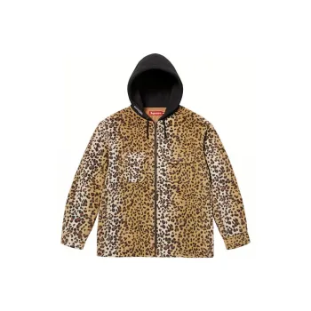 Supreme Fleece Zip Up Hooded Shirt