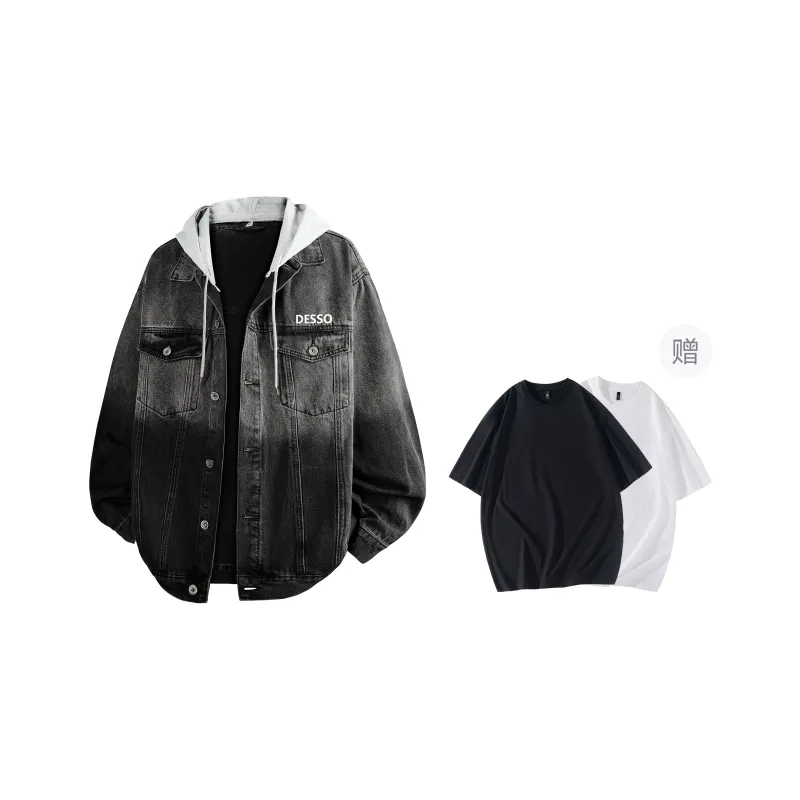DESSO Denim Jackets Unisex-8