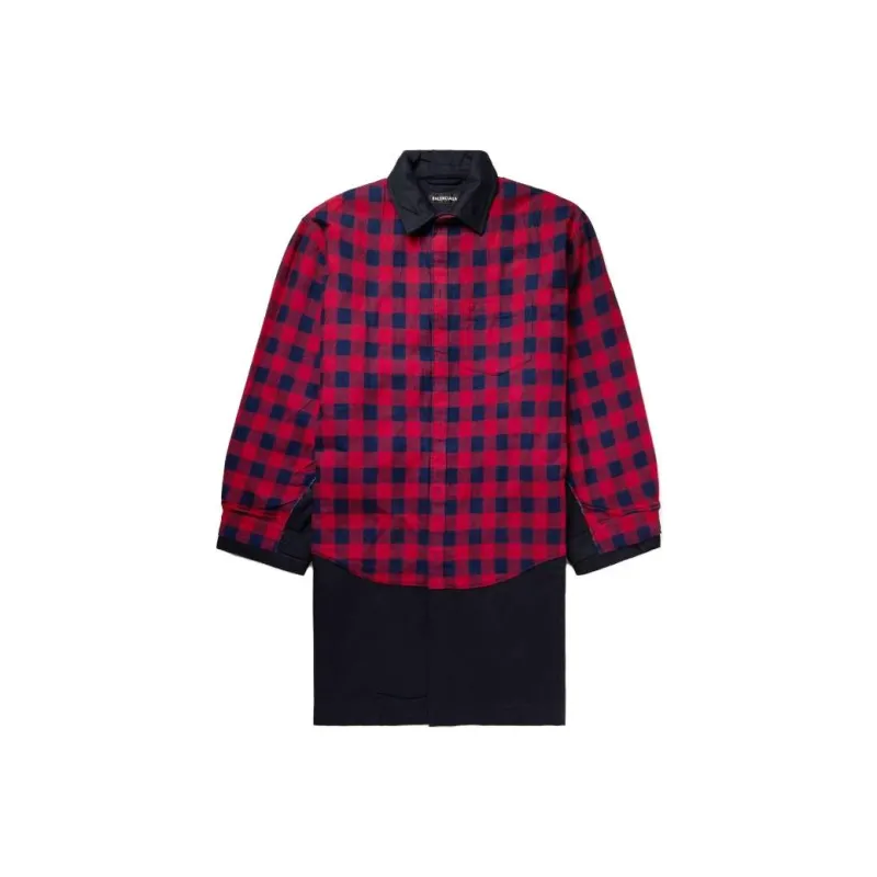 Balenciaga Coats Men Red-0