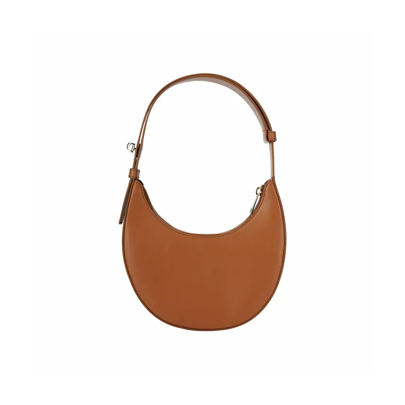 Furla Delizia Leather One Shoulder Handbags Mini Women's Tan-2
