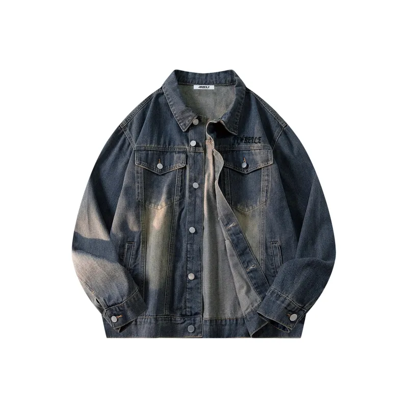 JINBEILE Denim Jackets Unisex-8