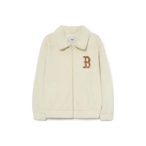 MLB Jackets Unisex Beige Yellow
