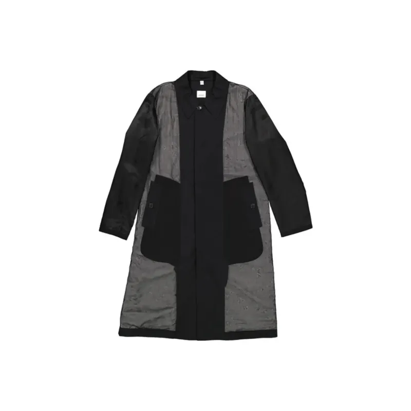 Burberry Coats Men Black-0