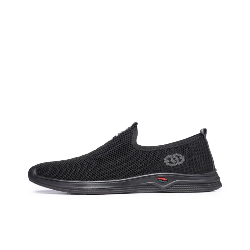Ritai Casual Shoes Men Low Top Black-0