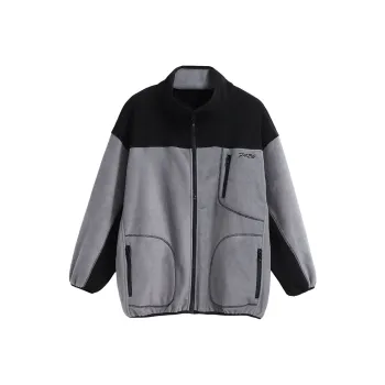 F426 Velvet Jackets Unisex Gray