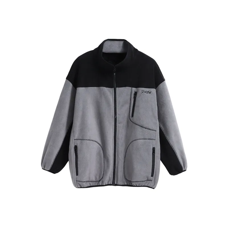 F426 Velvet Jackets Unisex Gray-0