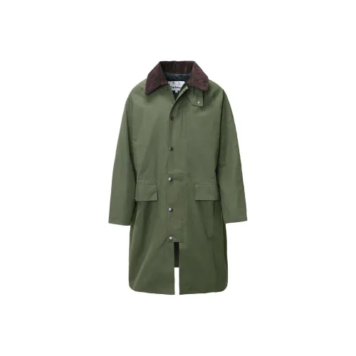 BARBOUR Coats Men Green