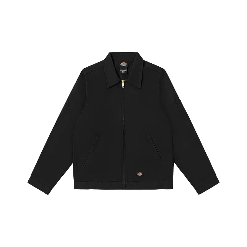 Dickies Men's Collared Zip Long Sleeve Jacket-0