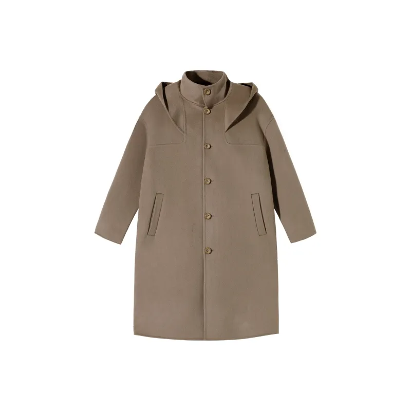 PSO Brand Coat Unisex Sandy Tea Brown-0